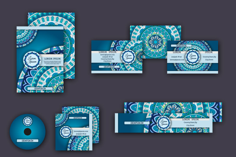 矢量少数婚礼邀请卡设计