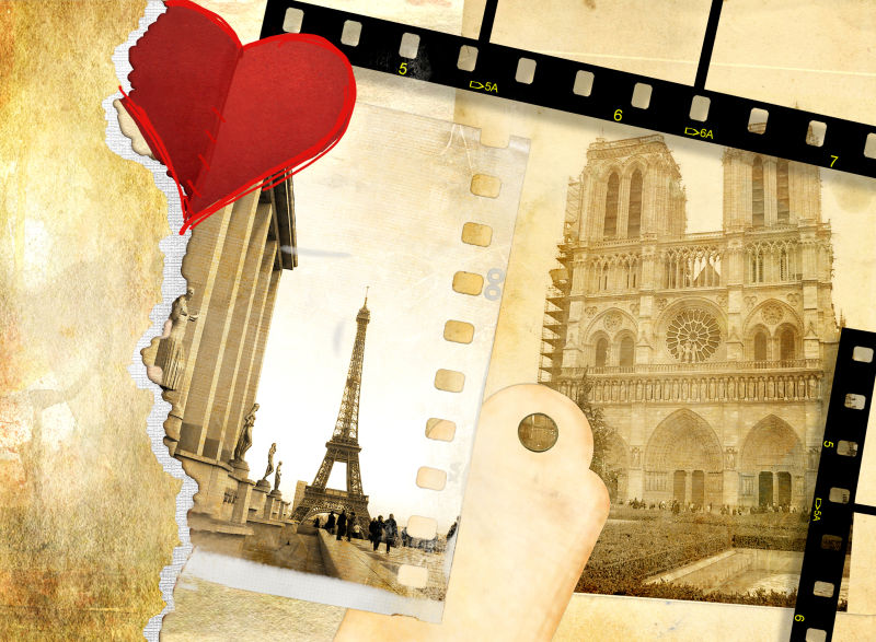 埃菲尔铁塔背景