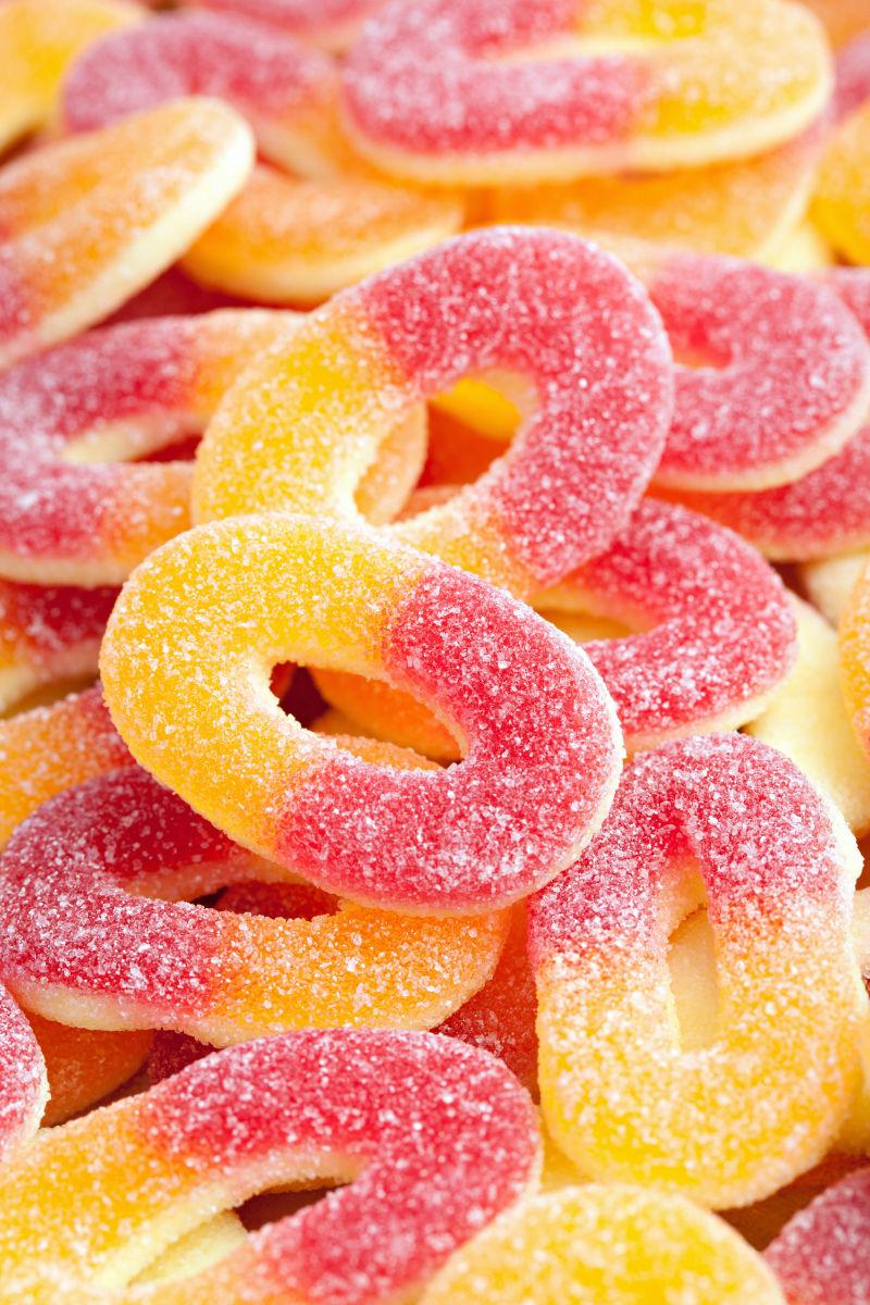 美味的果味软糖