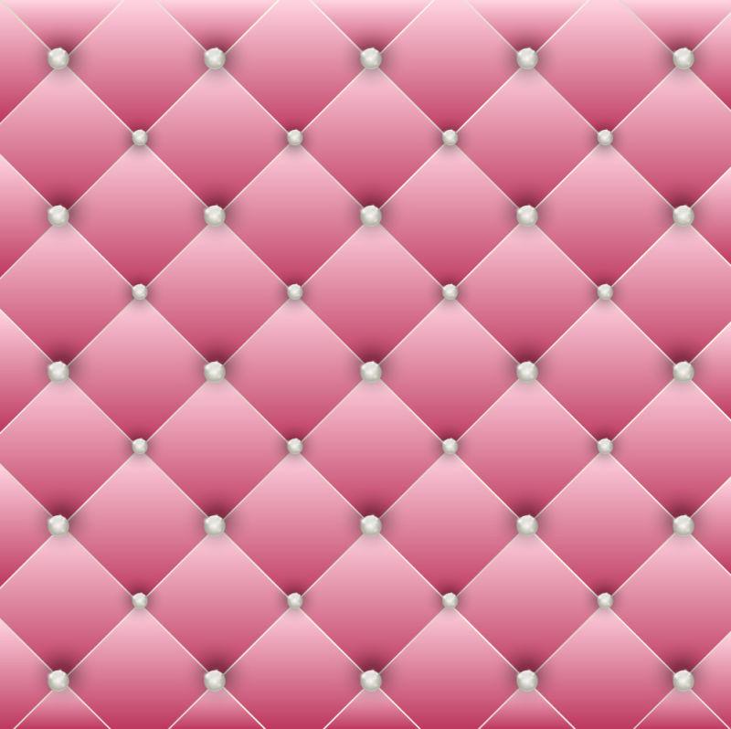 镶嵌着珍珠的皮革表面