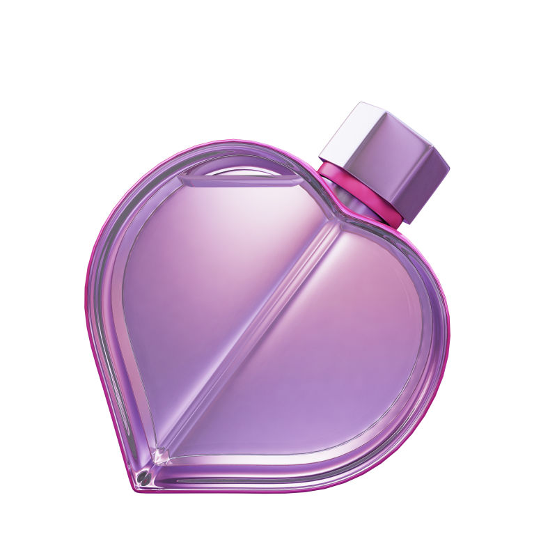 紫色香水瓶子