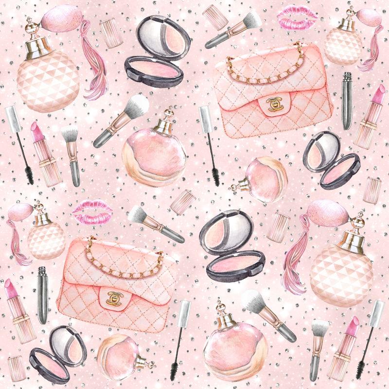 矢量时尚配件无缝模式