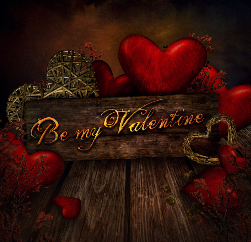 情人节心形装饰