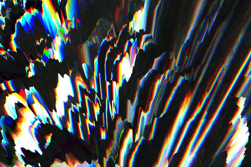 彩色3d艺术抽象背景