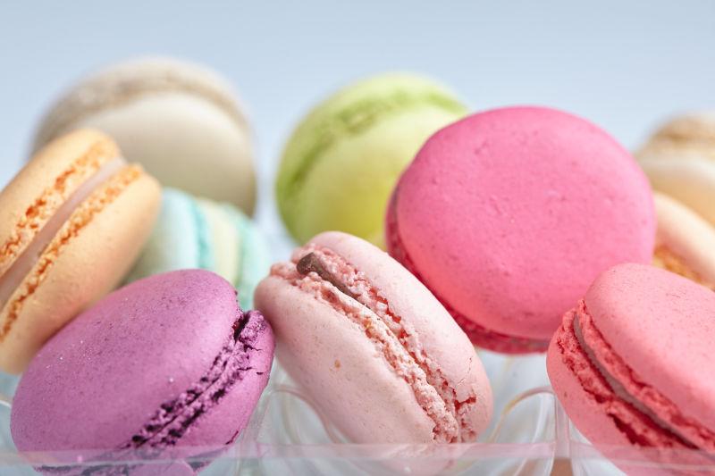美味诱人的马卡龙甜点
