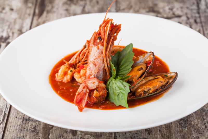 美味的海鲜美食