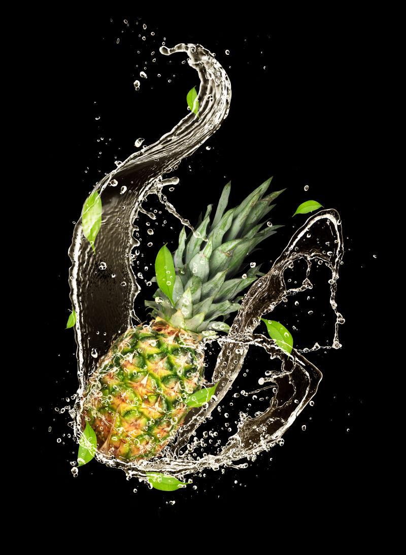 水上飞溅的松萝