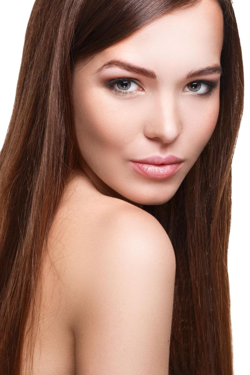 漂亮的漏肩美女