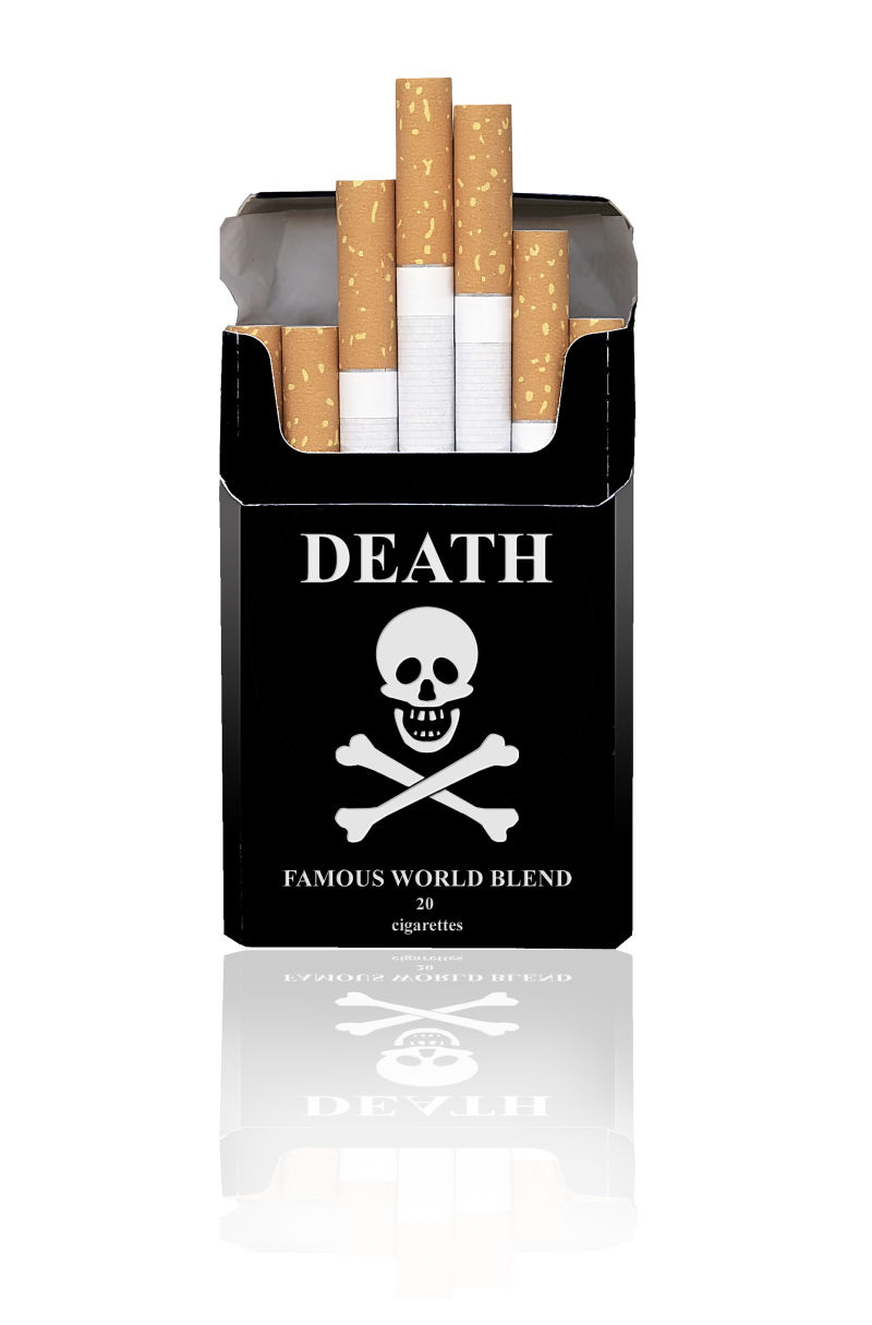 国外香烟盒警示图片图片