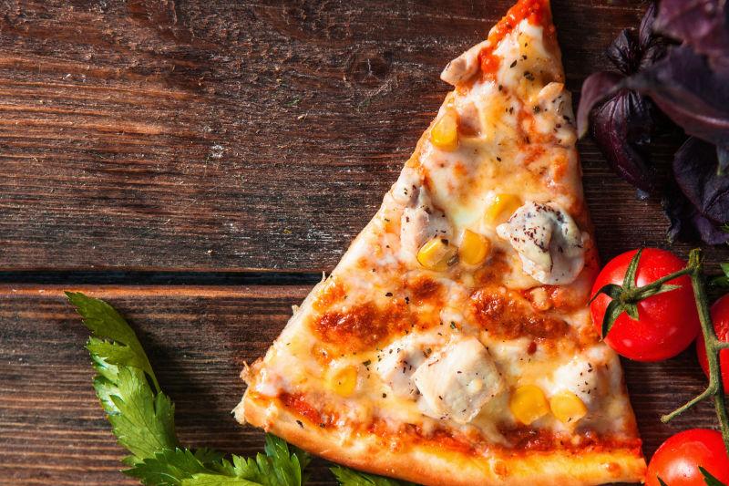 比萨饼快餐店菜单配料意大利菜概念