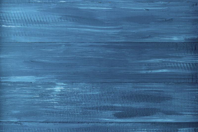 蓝色的木制背景