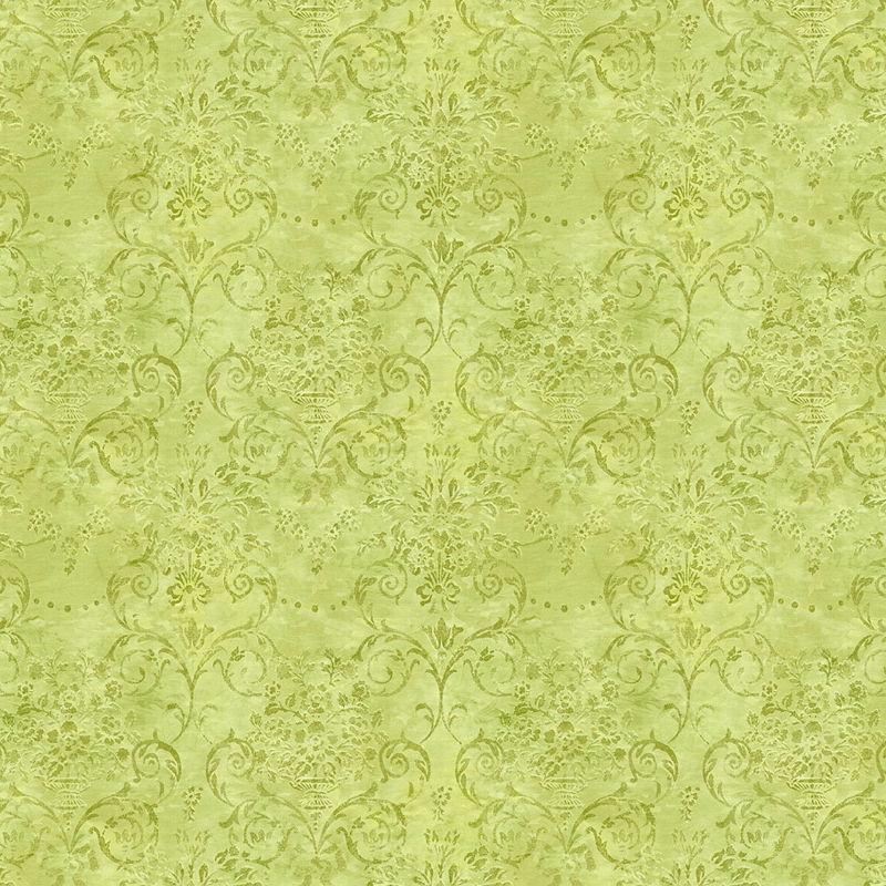 盛开的花朵绿色背景