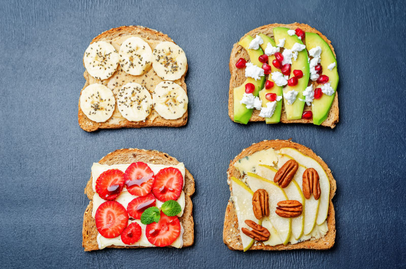 健康的自制三明治