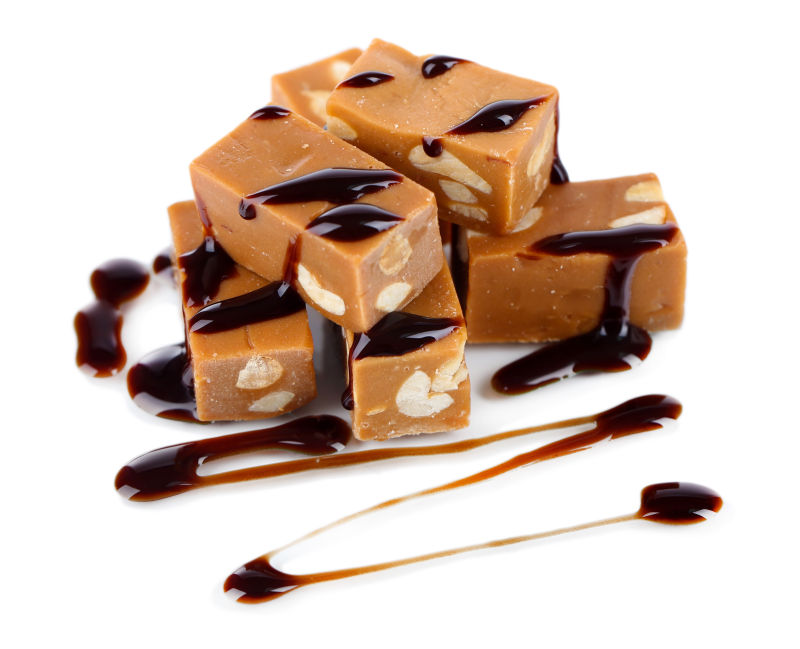 搭配巧克力的糖