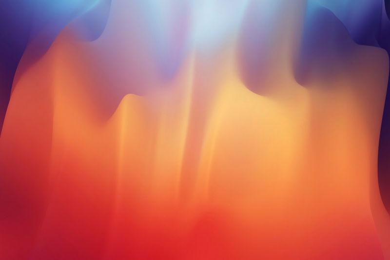 充满热情的彩色波纹背景