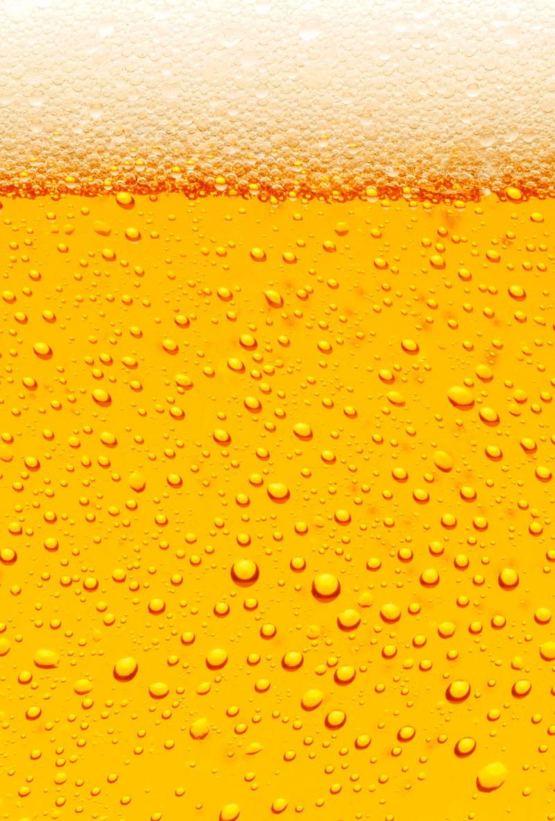 啤酒气泡的封闭