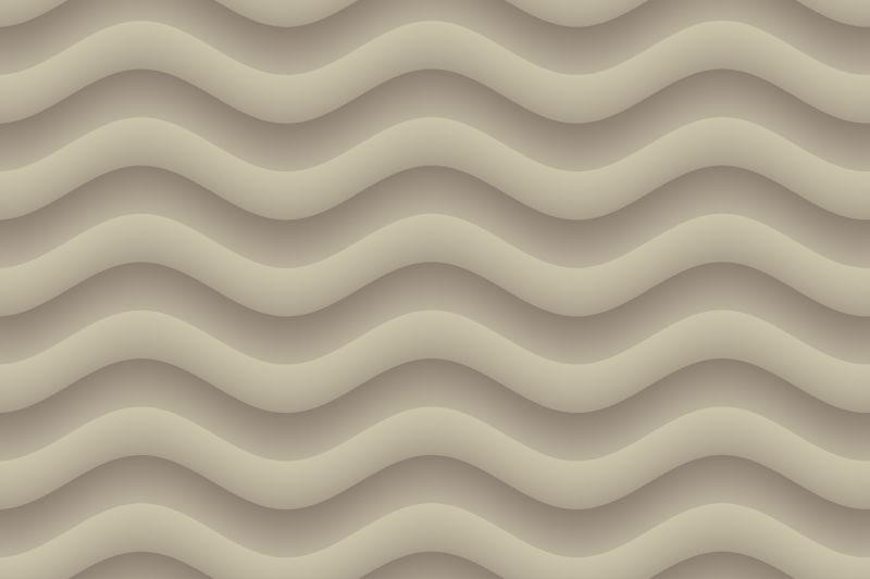 米色背景以波浪的形式出现