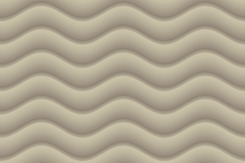 米色无缝波浪背景