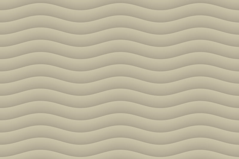 无缝米色波浪背景