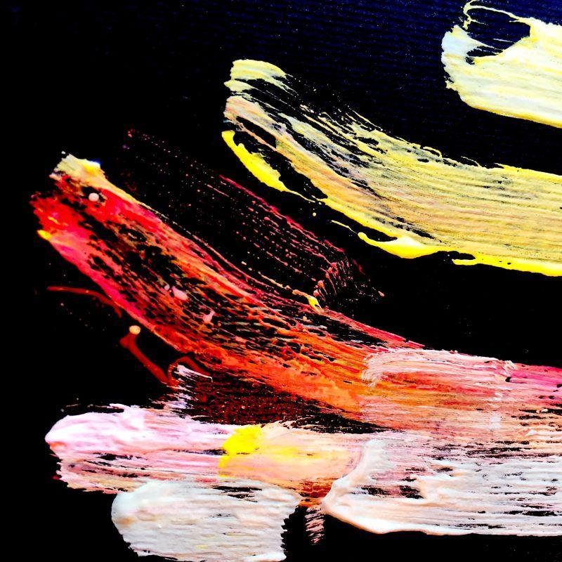 黑背景里的艺术