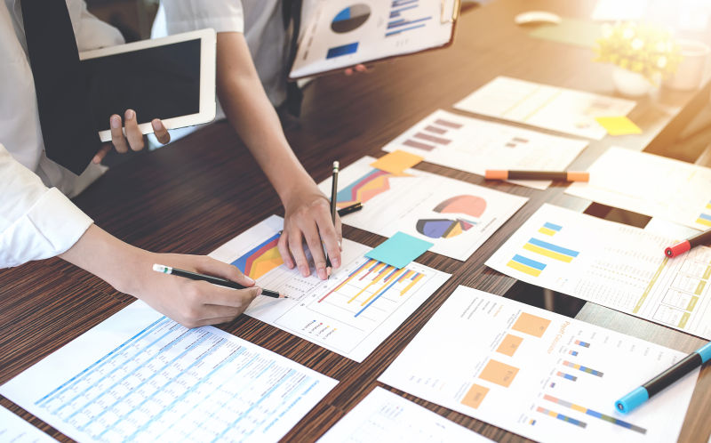 制作公司业绩图标