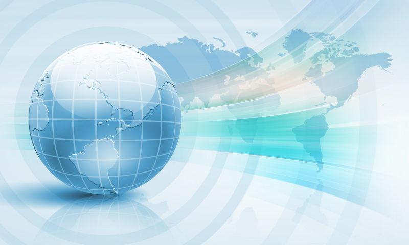 全球媒体互联网创意商业概念