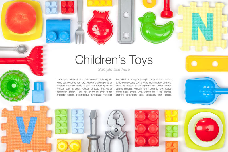 幼儿园孩子们的玩具
