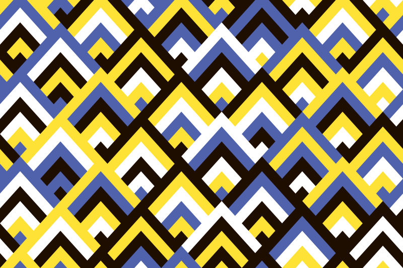 无缝矢量菱形彩色几何