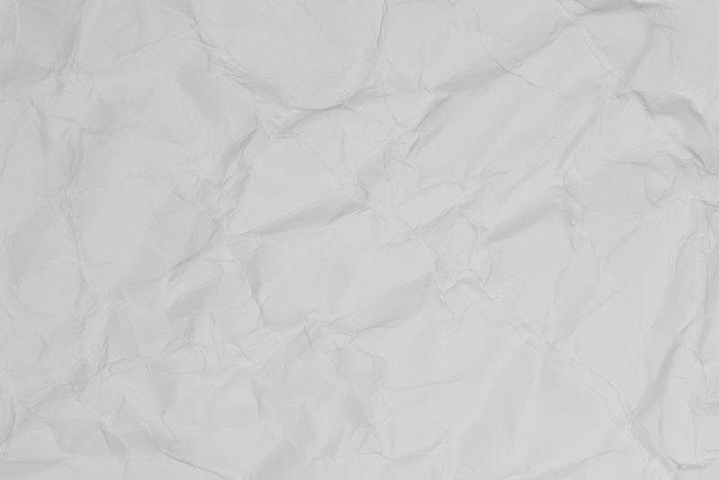 褶皱的白色纸张纹理背景