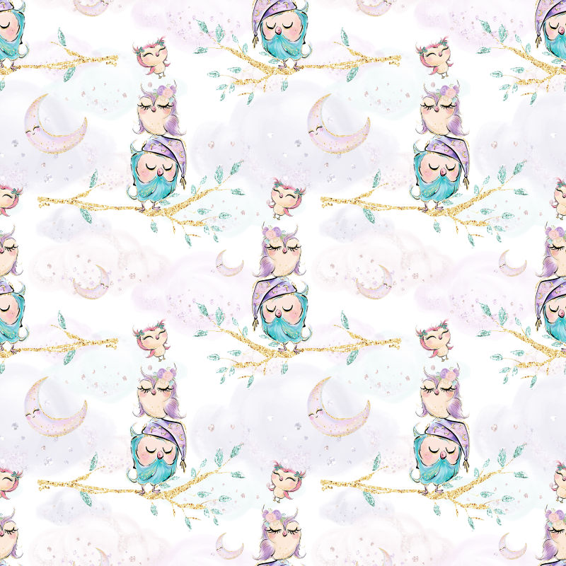 站在树枝上的猫头鹰