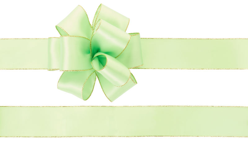 绿色丝带