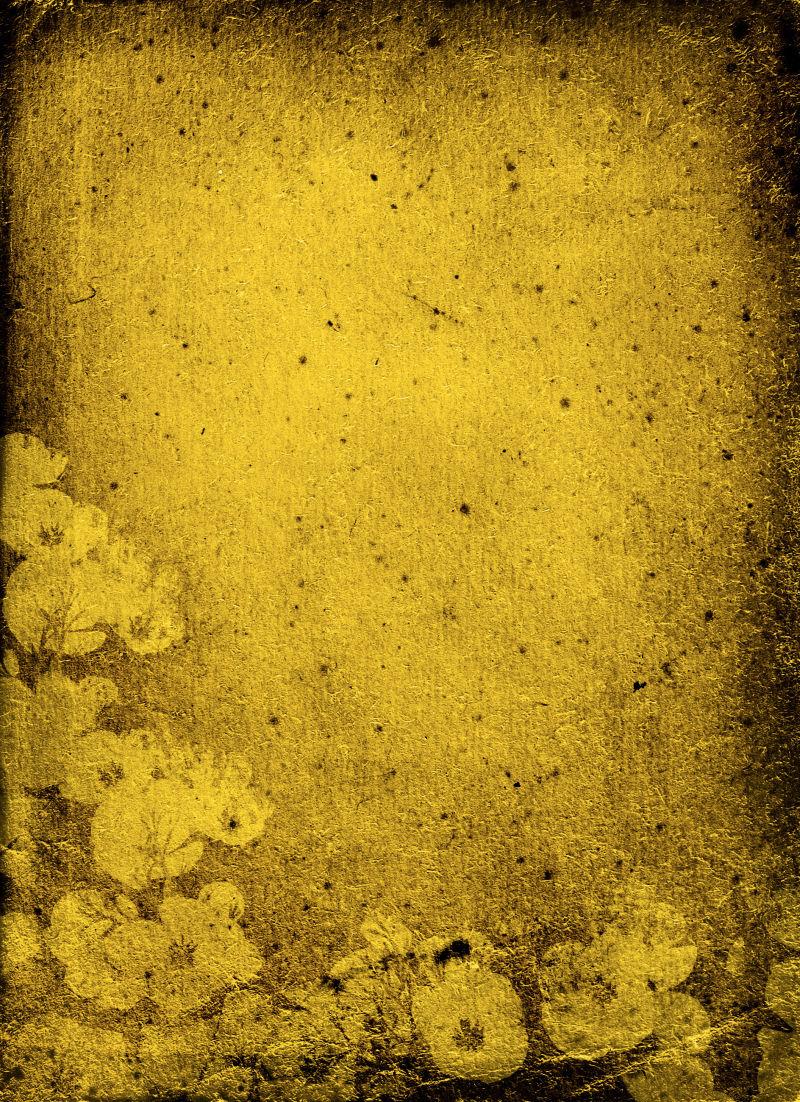 垃圾花的背景图片 旧纸张暗黄色背景素材 高清图片 摄影照片 寻图免费打包下载
