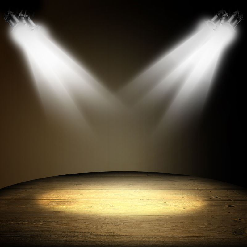 荧幕上的两盏灯光