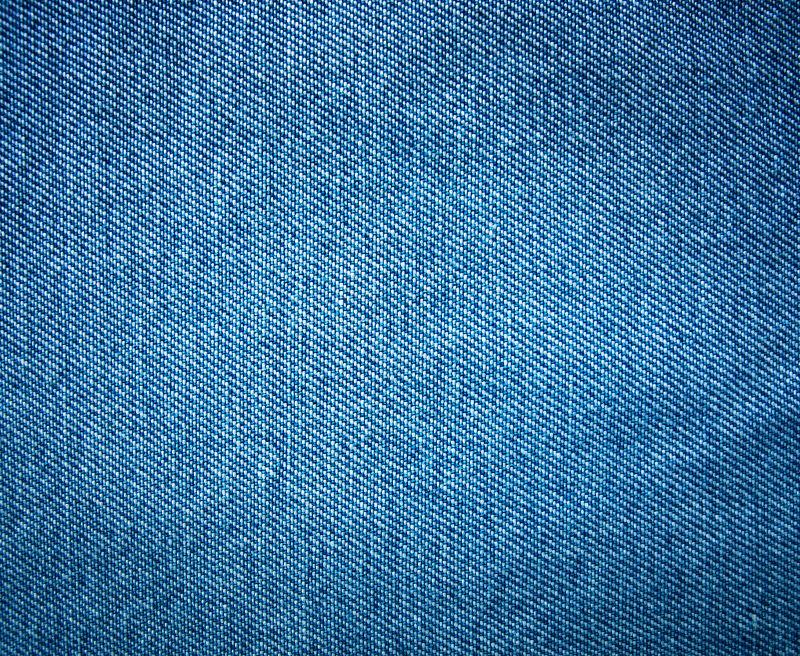 蓝色布料的牛仔裤纹理