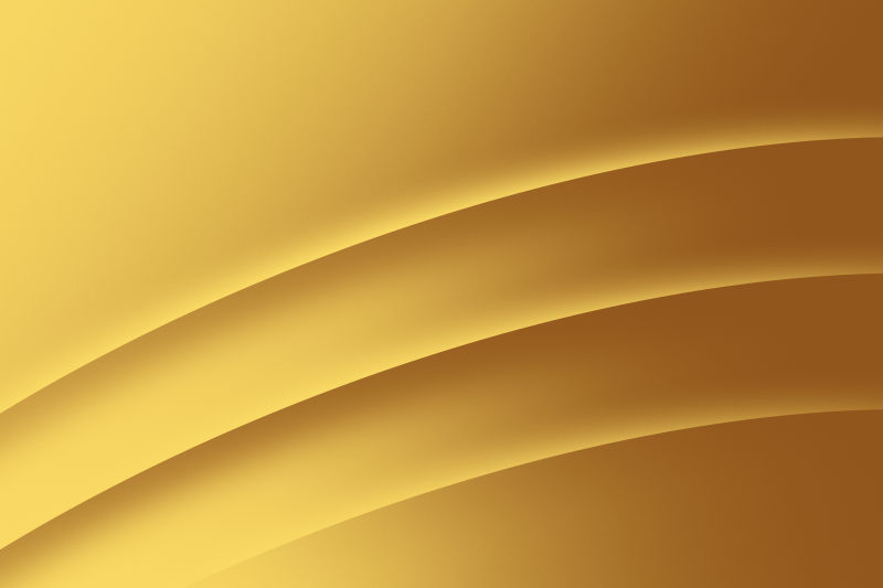 黄色的波纹曲线背景