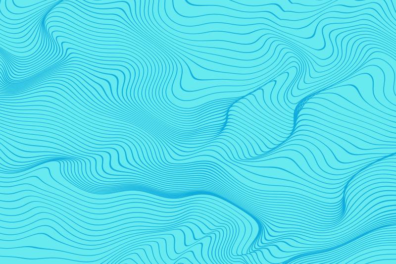 浅蓝色矢量自然抽象图案
