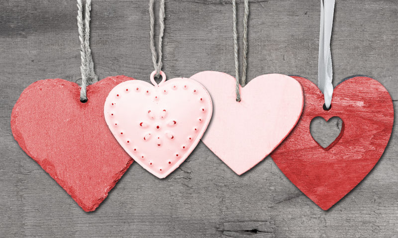 情人节爱心挂饰