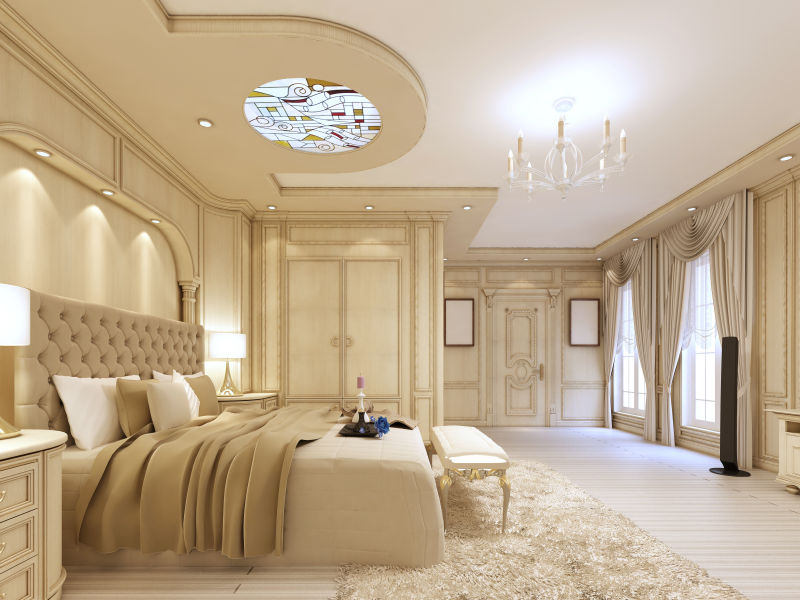 新古典风格的豪华卧室设计
