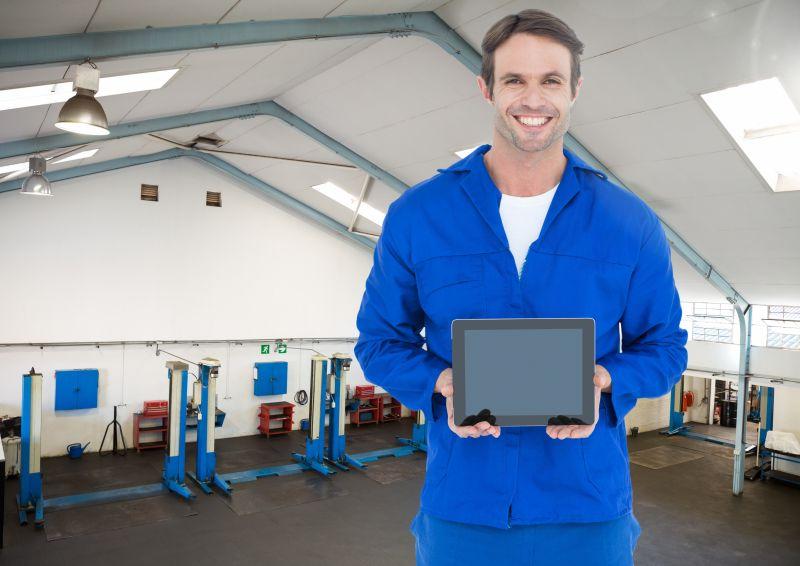 后台机械手拿数字写字板