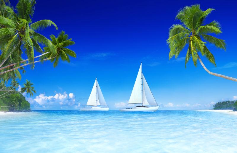 迷人的海滩风景图片_热带海洋中的心型岛屿素材_高清图片_摄影照片_寻图免费打包下载