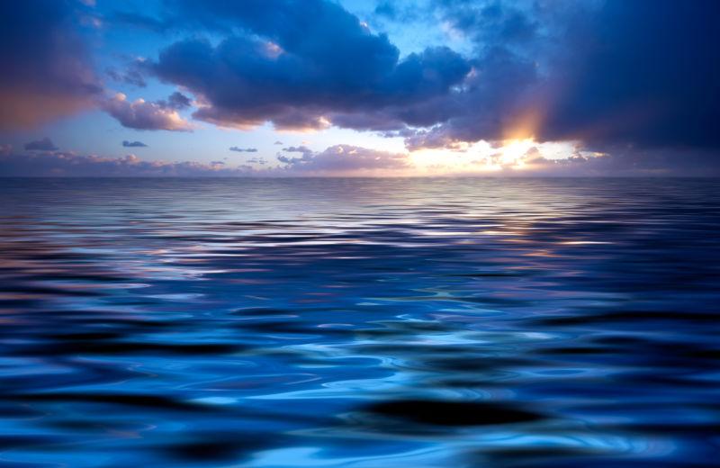 蓝色的海洋简谱图片