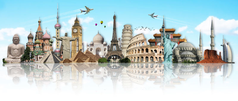 世界旅行的有代表性的历史建筑