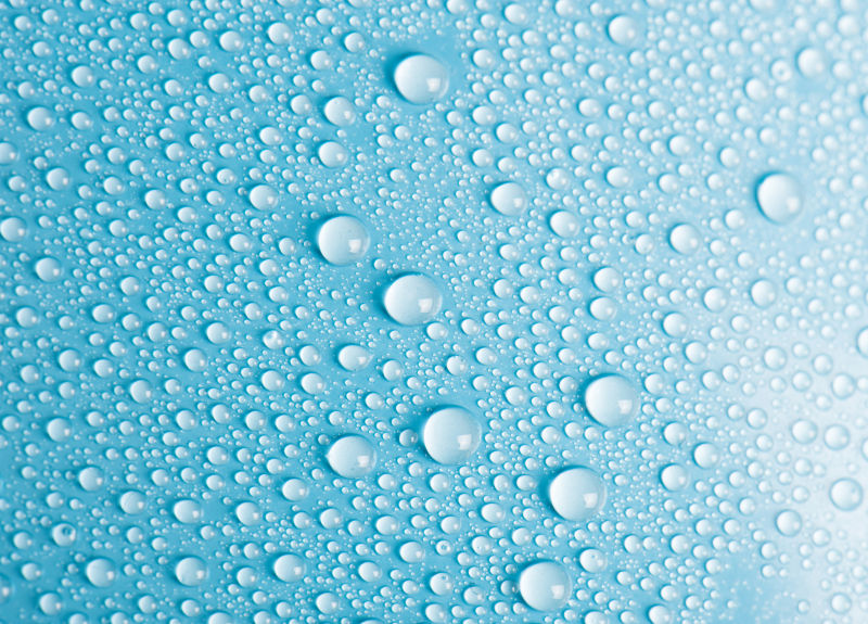 水滴的背景图片 蓝色背景上的水珠效果特写素材 高清图片 摄影照片 寻图免费打包下载