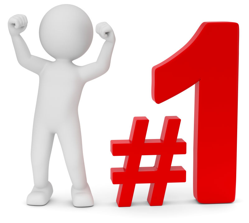 白色小人与边上红色的一