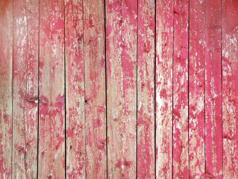 红色旧木板纹理