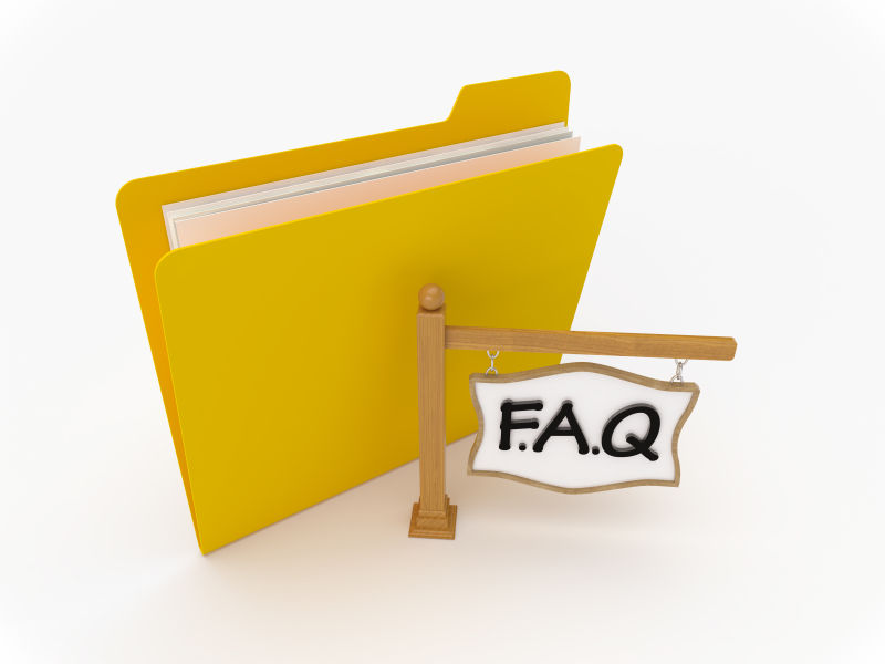 白色背景上的文件夹和标签