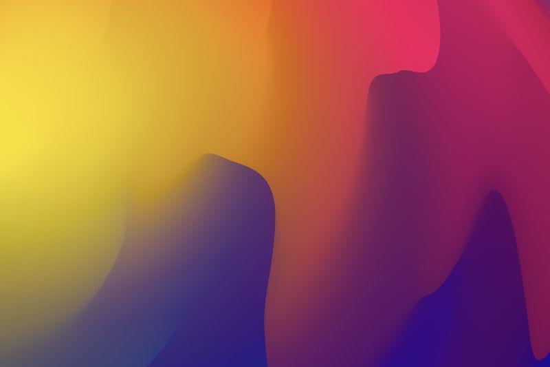 抽象多彩颜色插图