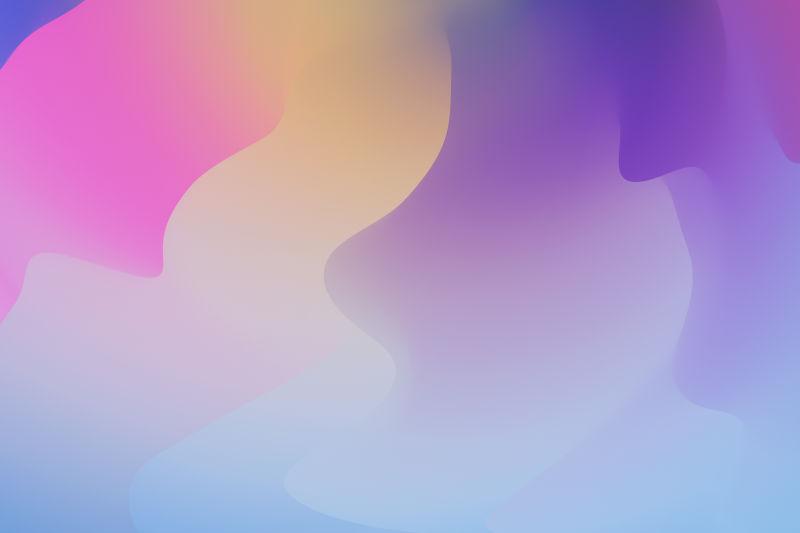 抽象水彩混合插图