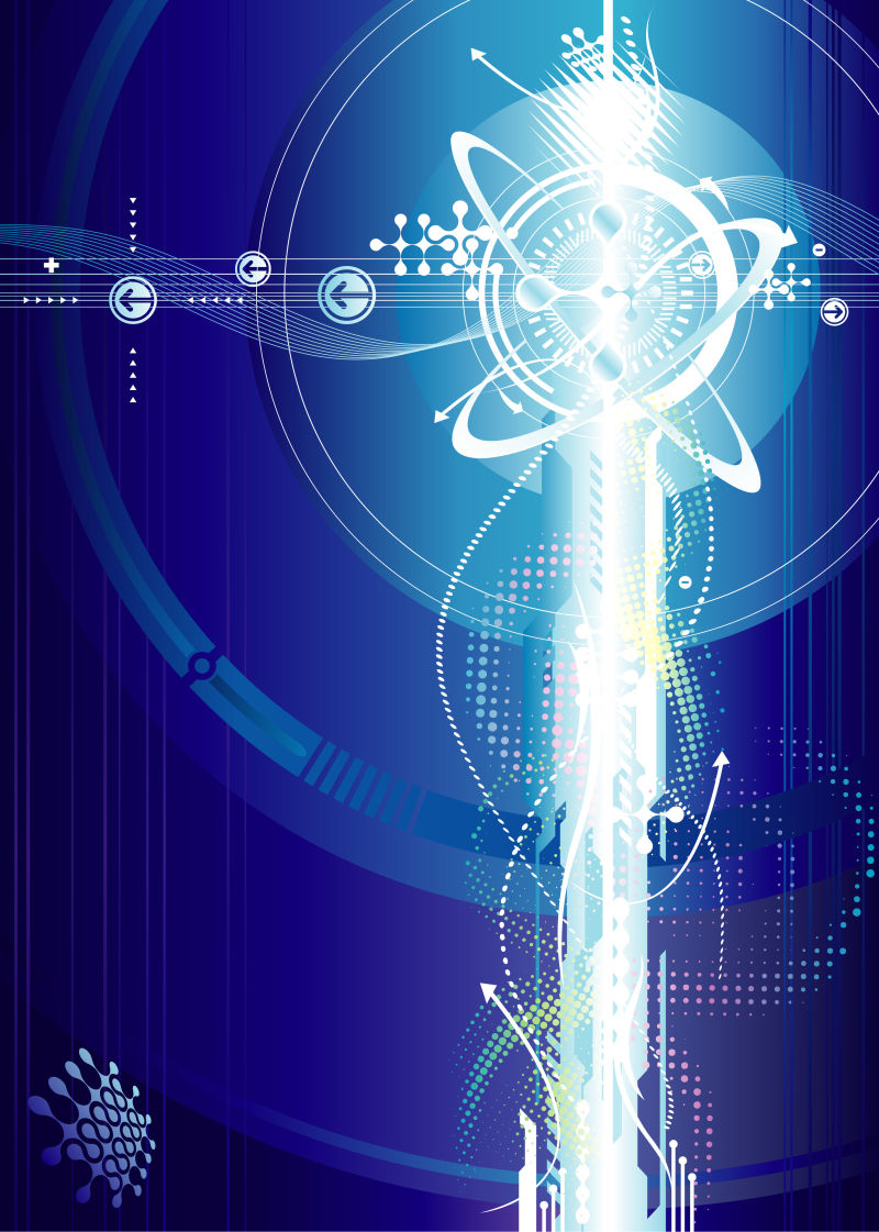 未来的电压背景