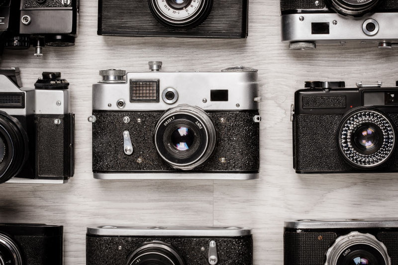 黑色元素的相机